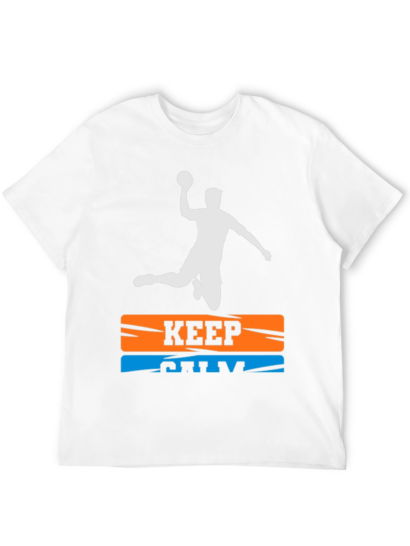Keep Calm Handball T-Shirt - Player Silhouette Graphic Tee