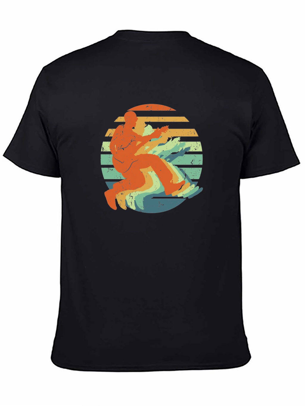 Retro Style Snowboarder Graphic Tee