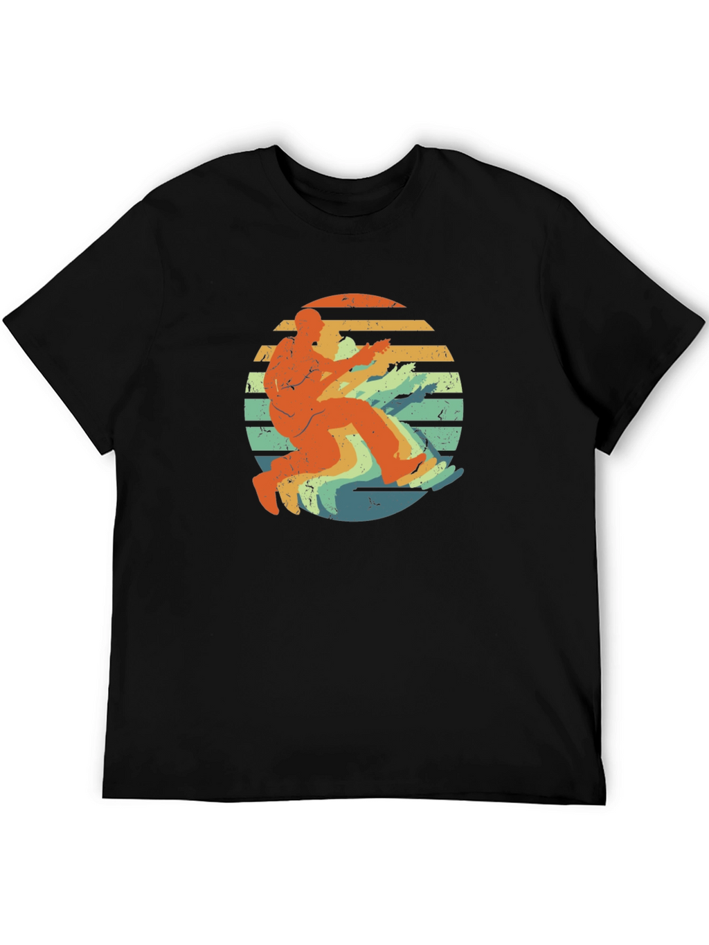 Retro Style Snowboarder Graphic Tee