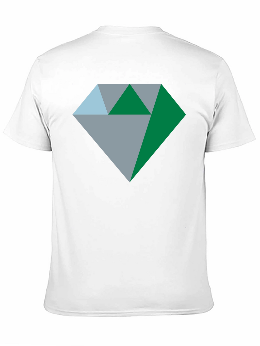 Geometric Diamond Graphic Tee - Stylish & Modern Design
