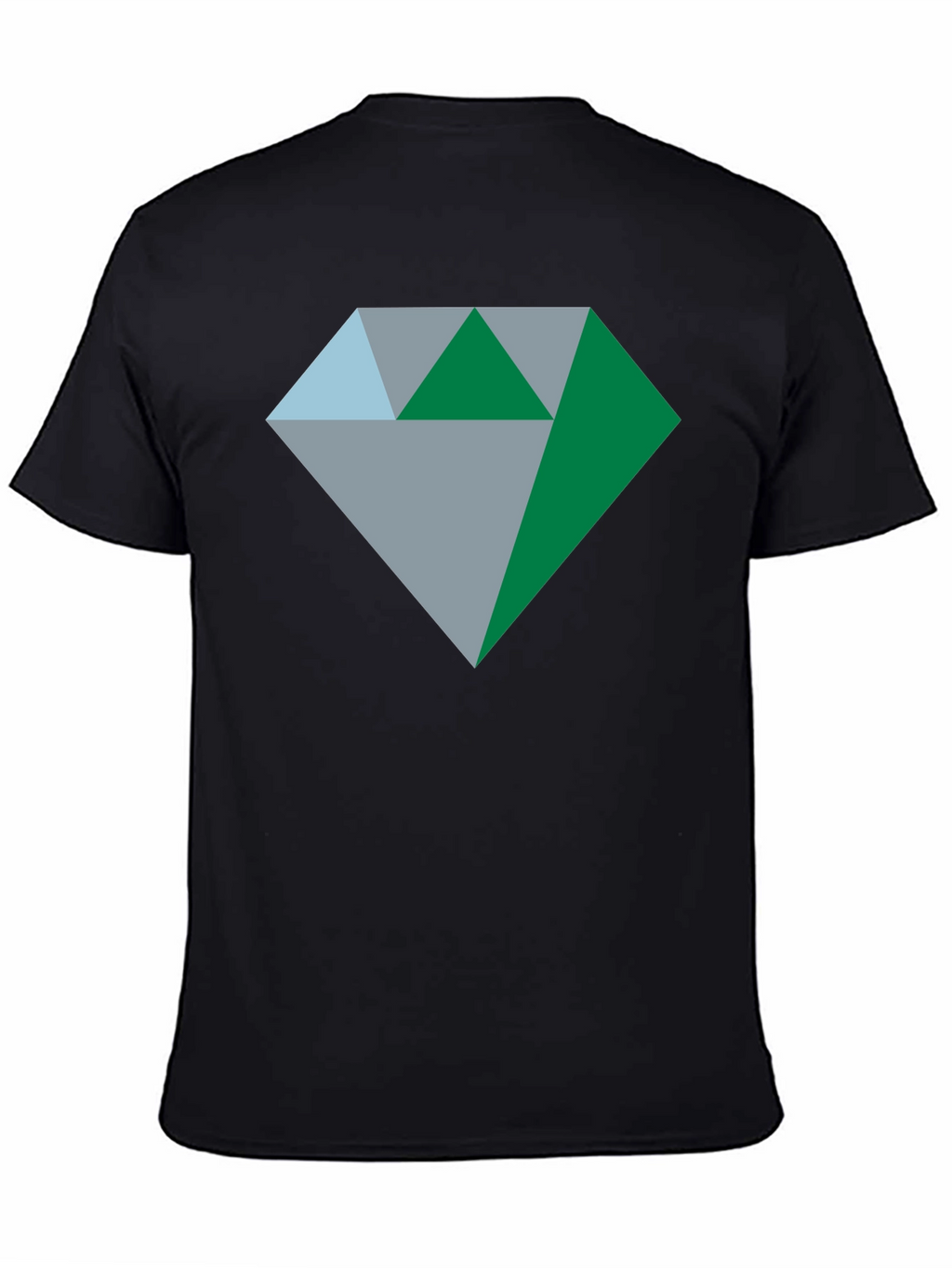 Geometric Diamond Graphic Tee - Stylish & Modern Design
