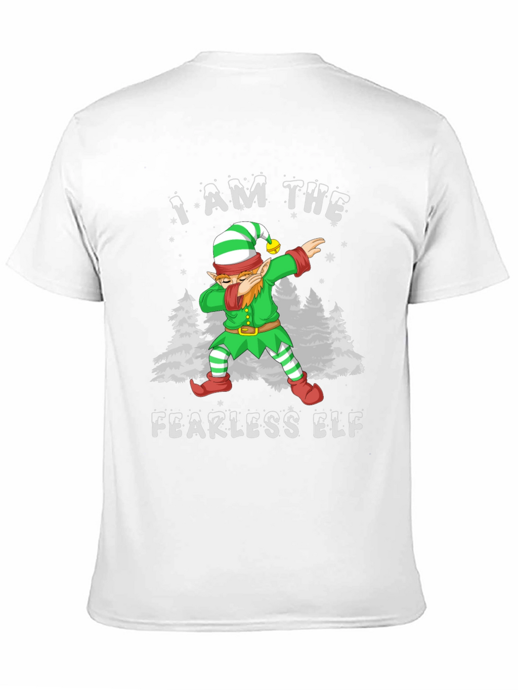 Fearless Elf Christmas Dabbing T-Shirt