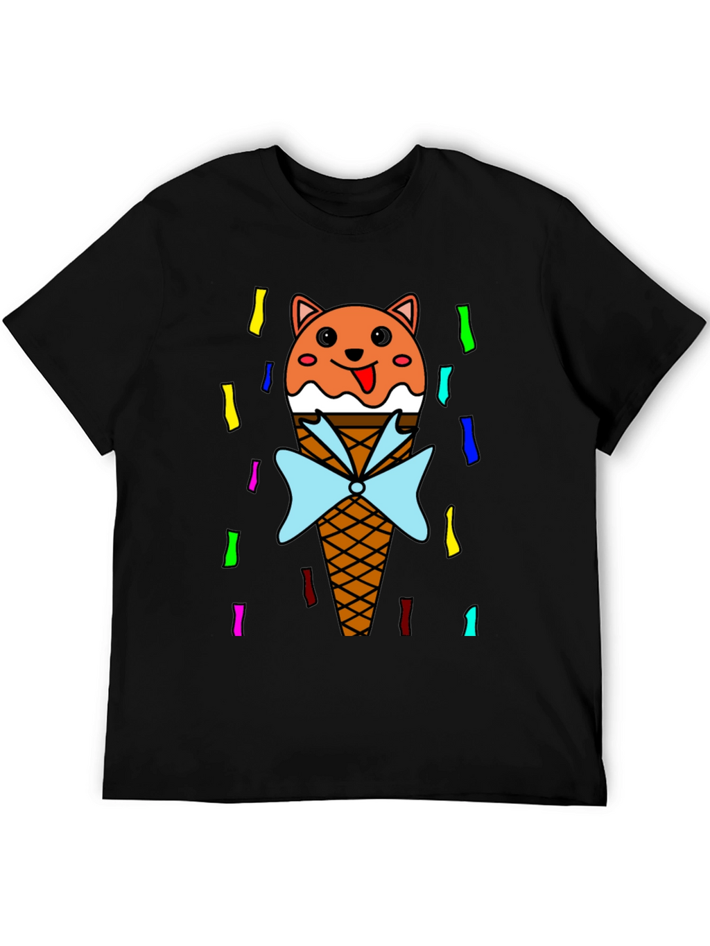 Cat Ice Cream Cone T-Shirt