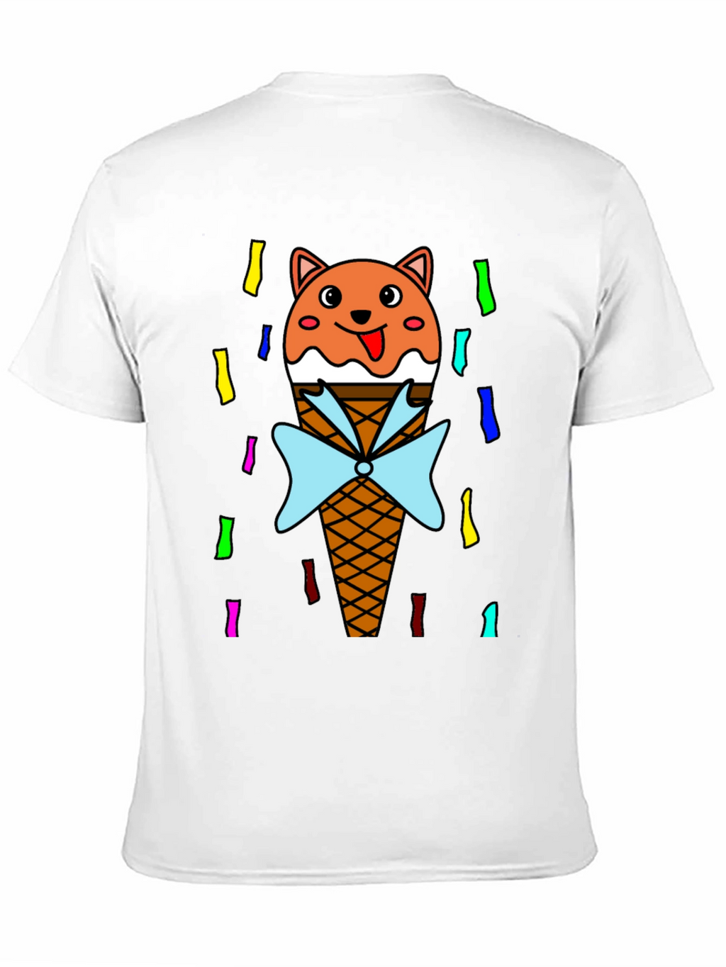 Cat Ice Cream Cone T-Shirt
