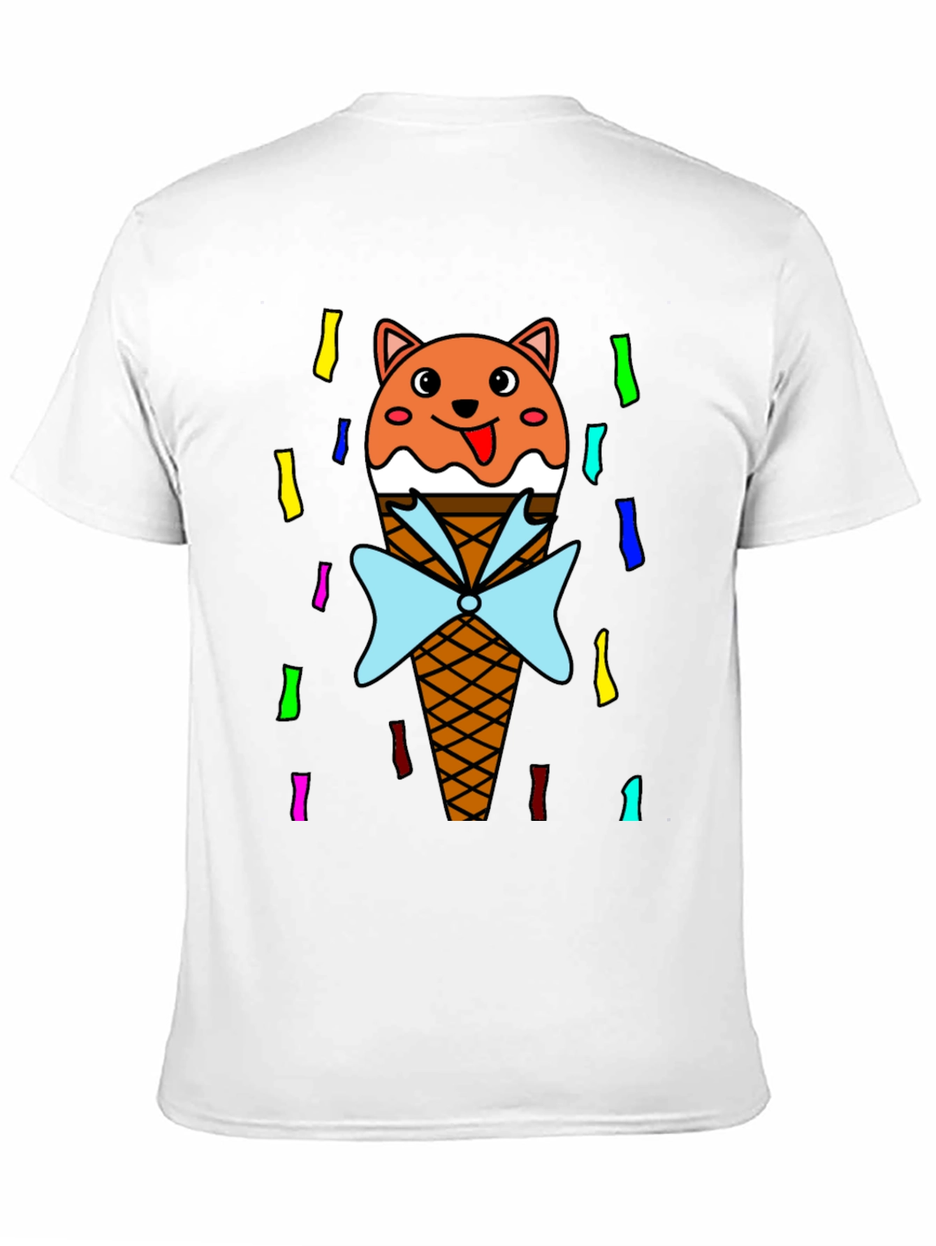 Cat Ice Cream Cone T-Shirt
