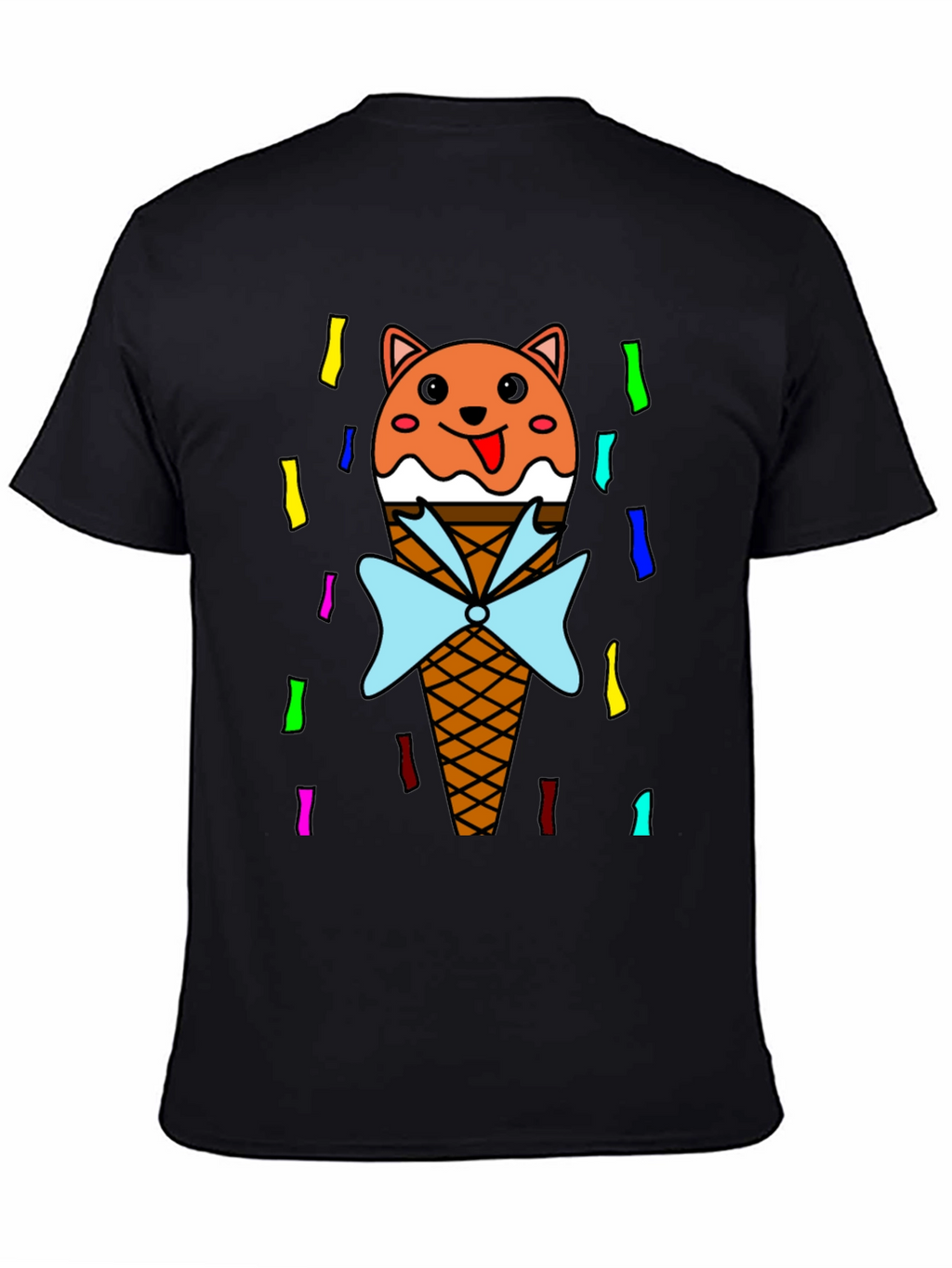 Cat Ice Cream Cone T-Shirt