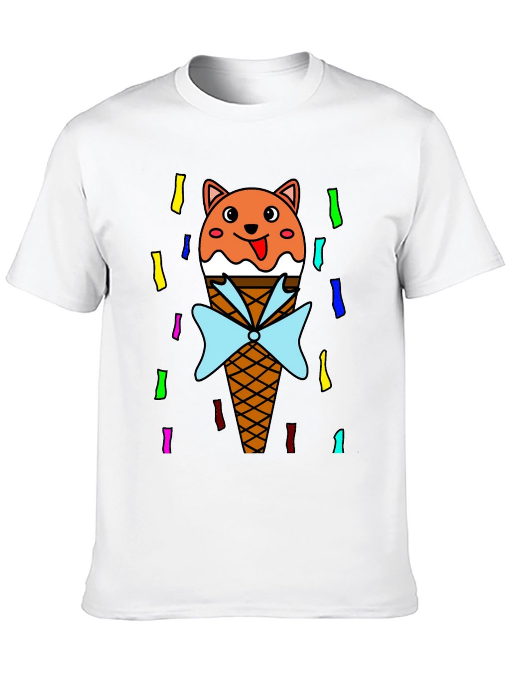 Cat Ice Cream Cone T-Shirt