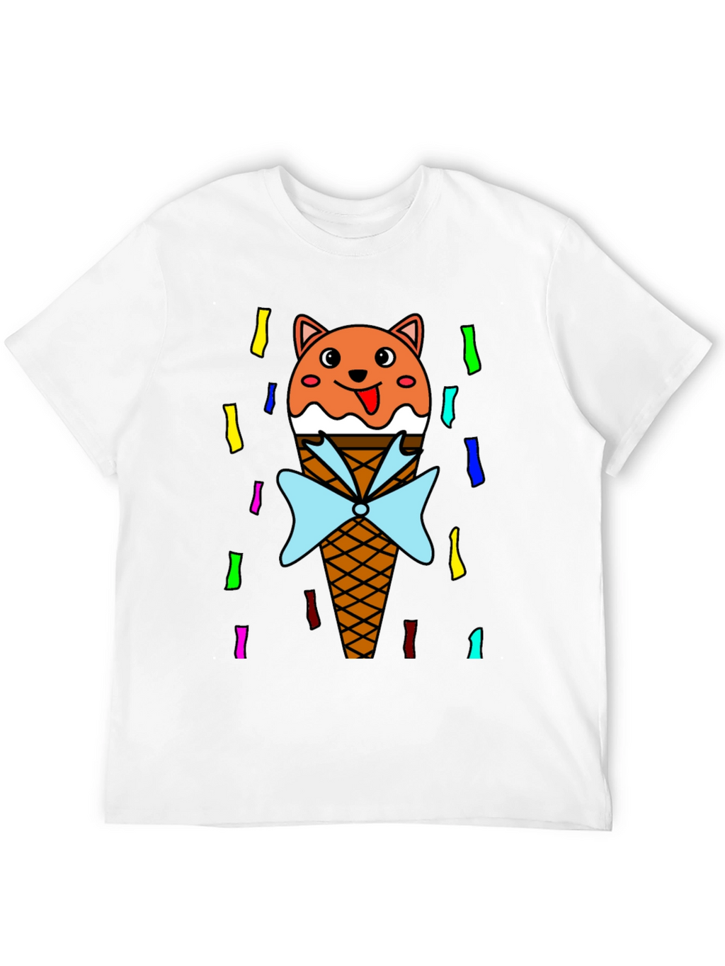 Cat Ice Cream Cone T-Shirt