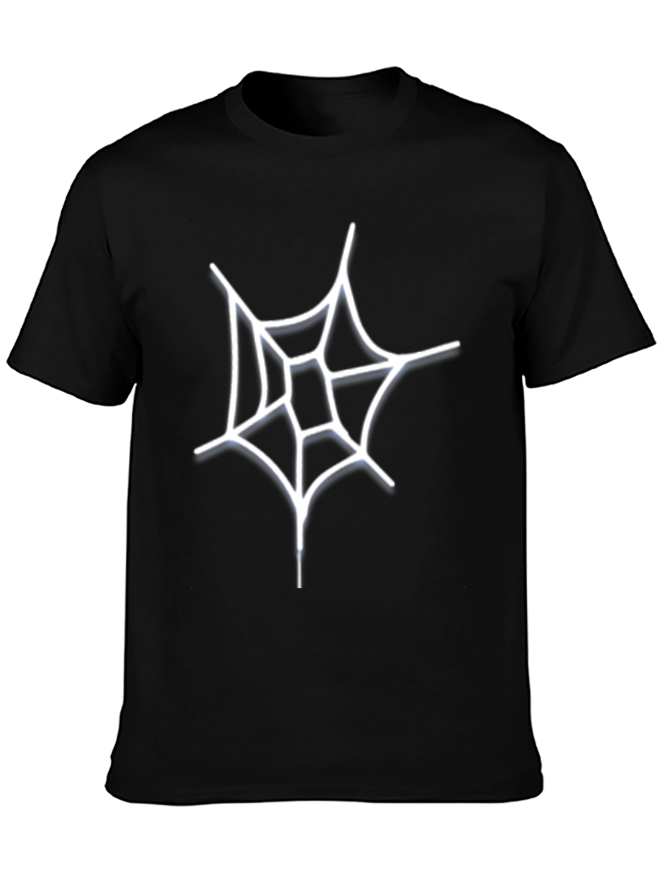 Spiderweb Graphic Tee - Stylish Halloween Apparel