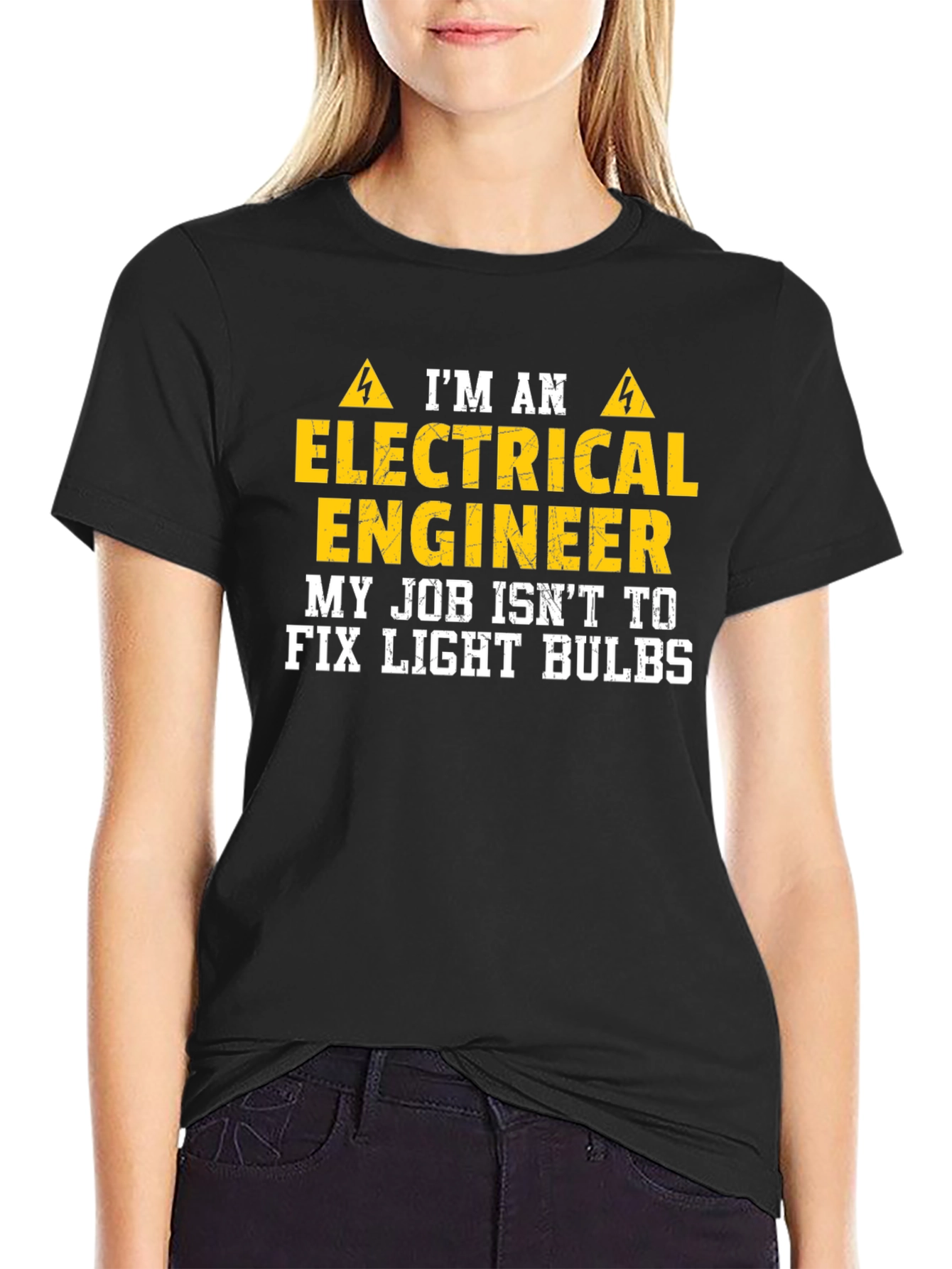 Electrical Engineer T-Shirt: I Dont Fix Light Bulbs
