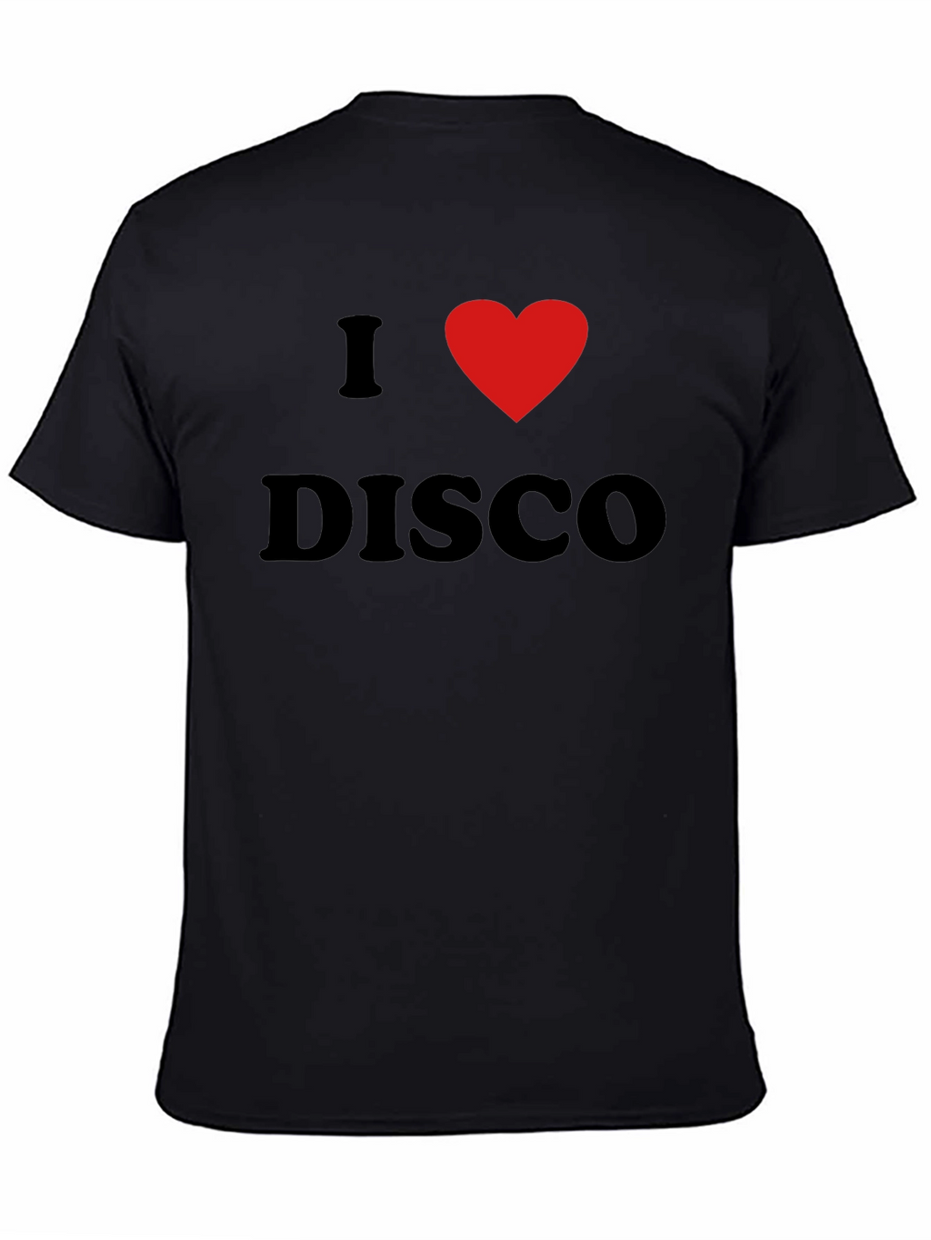 I Love Disco Graphic Tee - Black