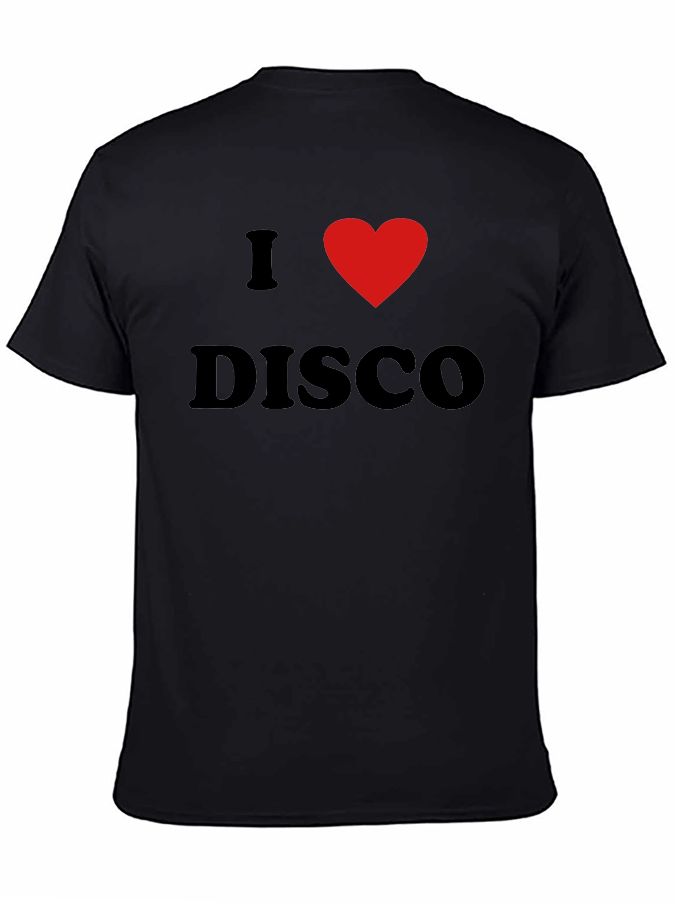 I Love Disco Graphic Tee - Black