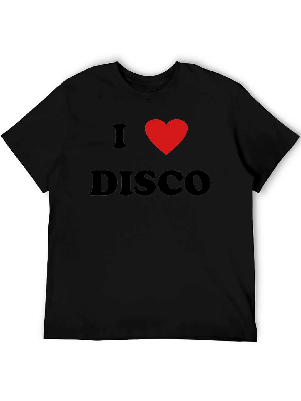 I Love Disco Graphic Tee - Black