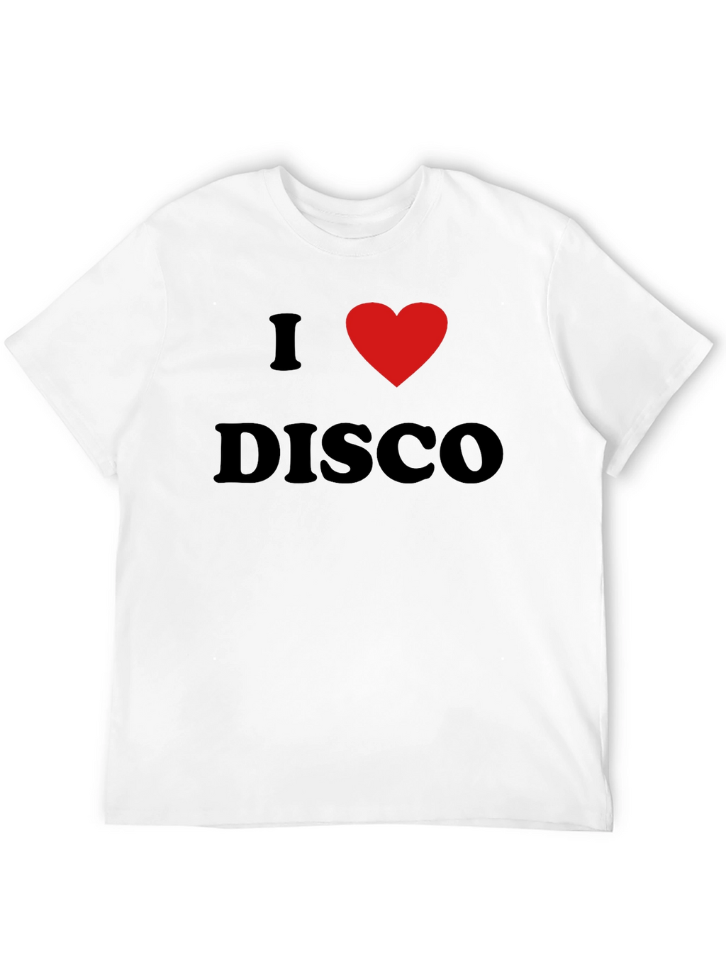 I Love Disco Graphic Tee - Black