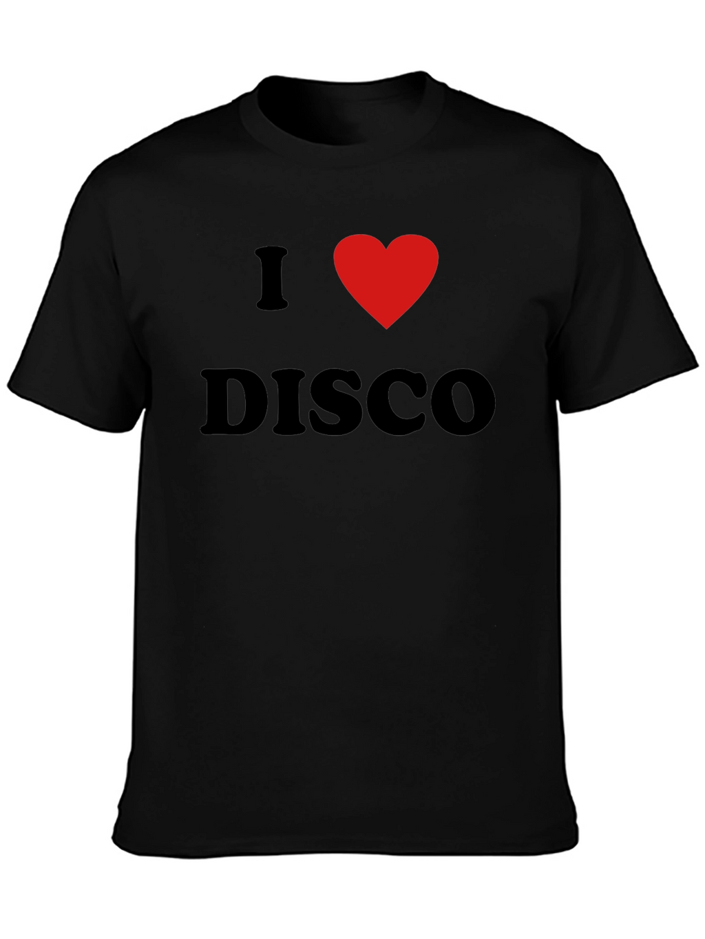 I Love Disco Graphic Tee - Black