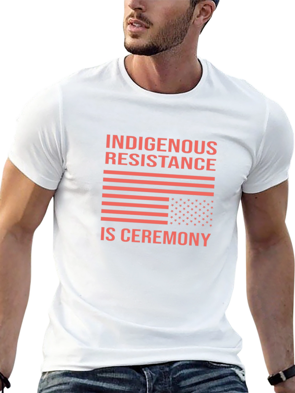 Indigenous Resistance Is Ceremony Black T-Shirt
