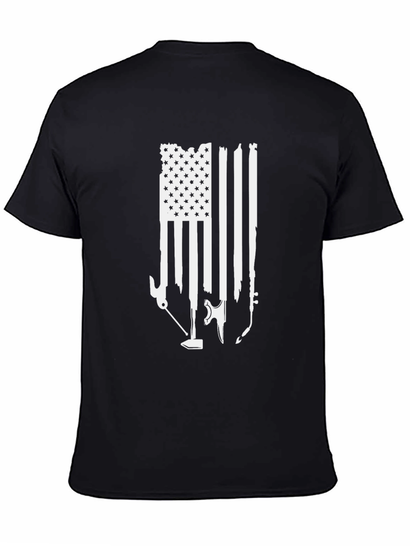 American Flag Tools Graphic T-Shirt