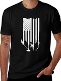 American Flag Tools Graphic T-Shirt