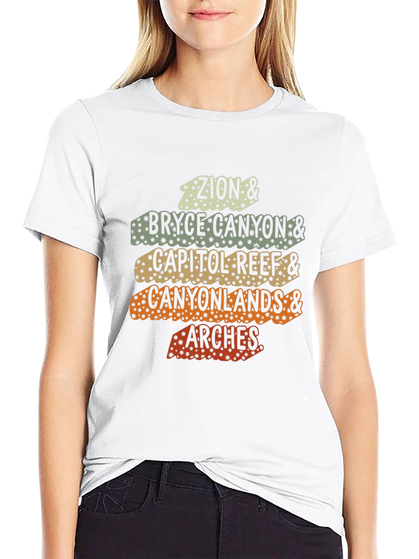 Utah National Parks Retro Graphic T-Shirt