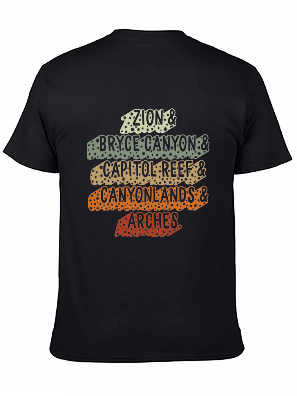 Utah National Parks Retro Graphic T-Shirt