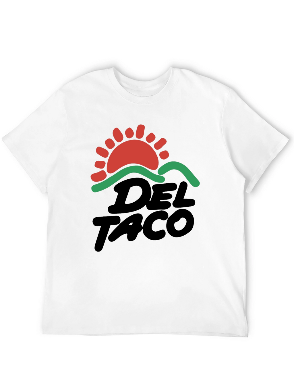 Del Taco Graphic T-Shirt Black Cotton Blend