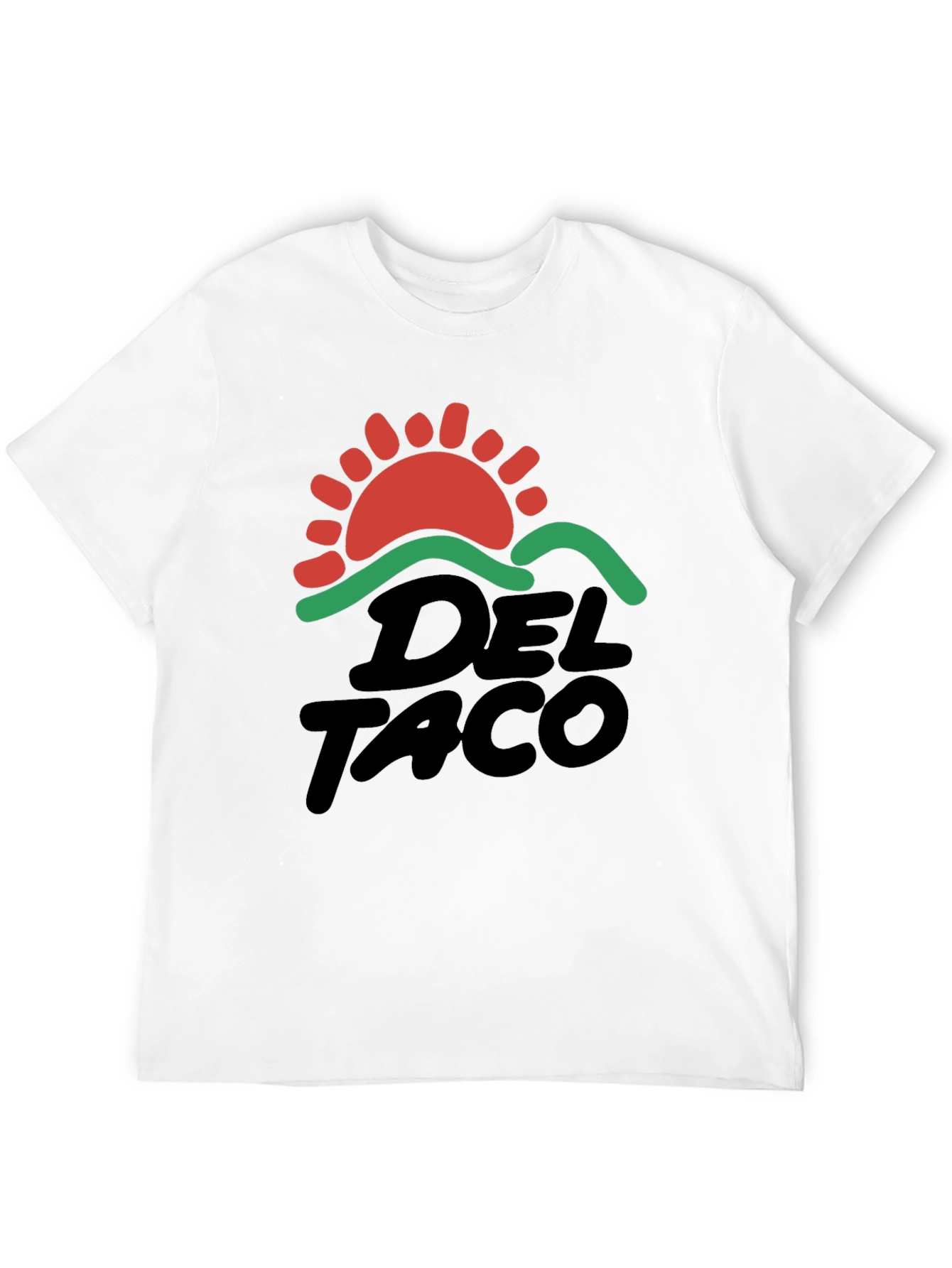 Del Taco Graphic T-Shirt Black Cotton Blend