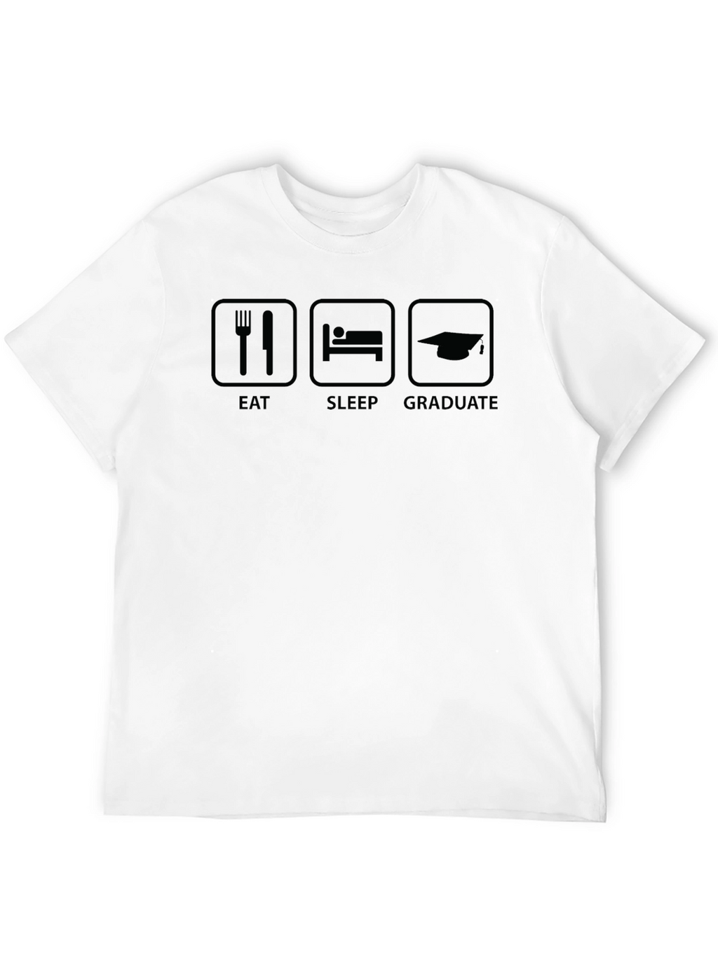 Eat Sleep Graduate Black T-Shirt