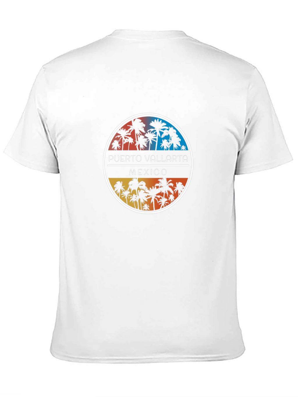 Puerto Vallarta Mexico Palm Tree Graphic T-Shirt