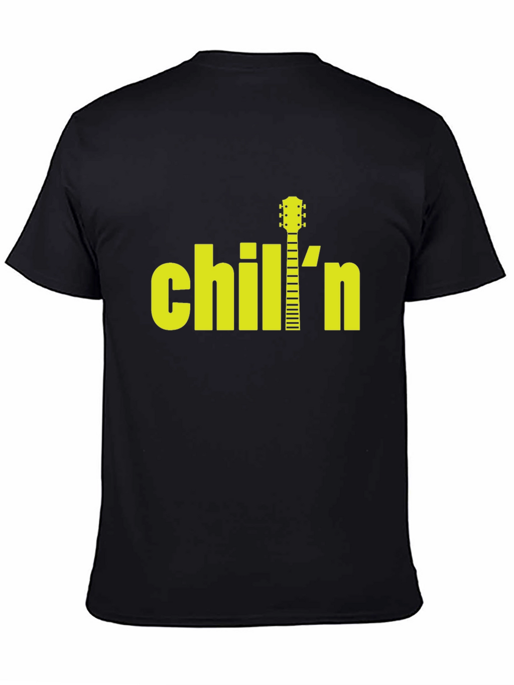 Chiln Guitar Black T-Shirt