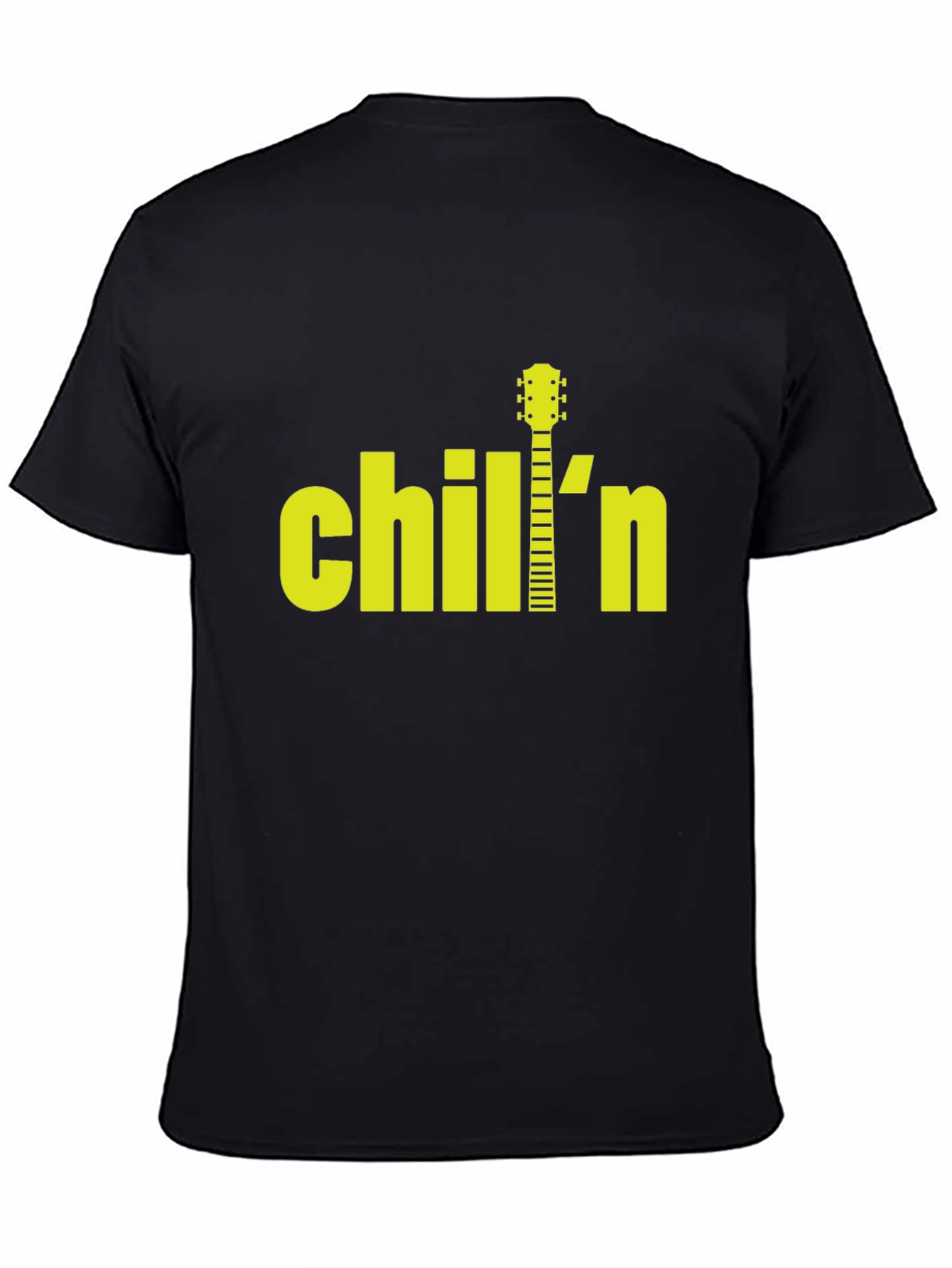 Chiln Guitar Black T-Shirt