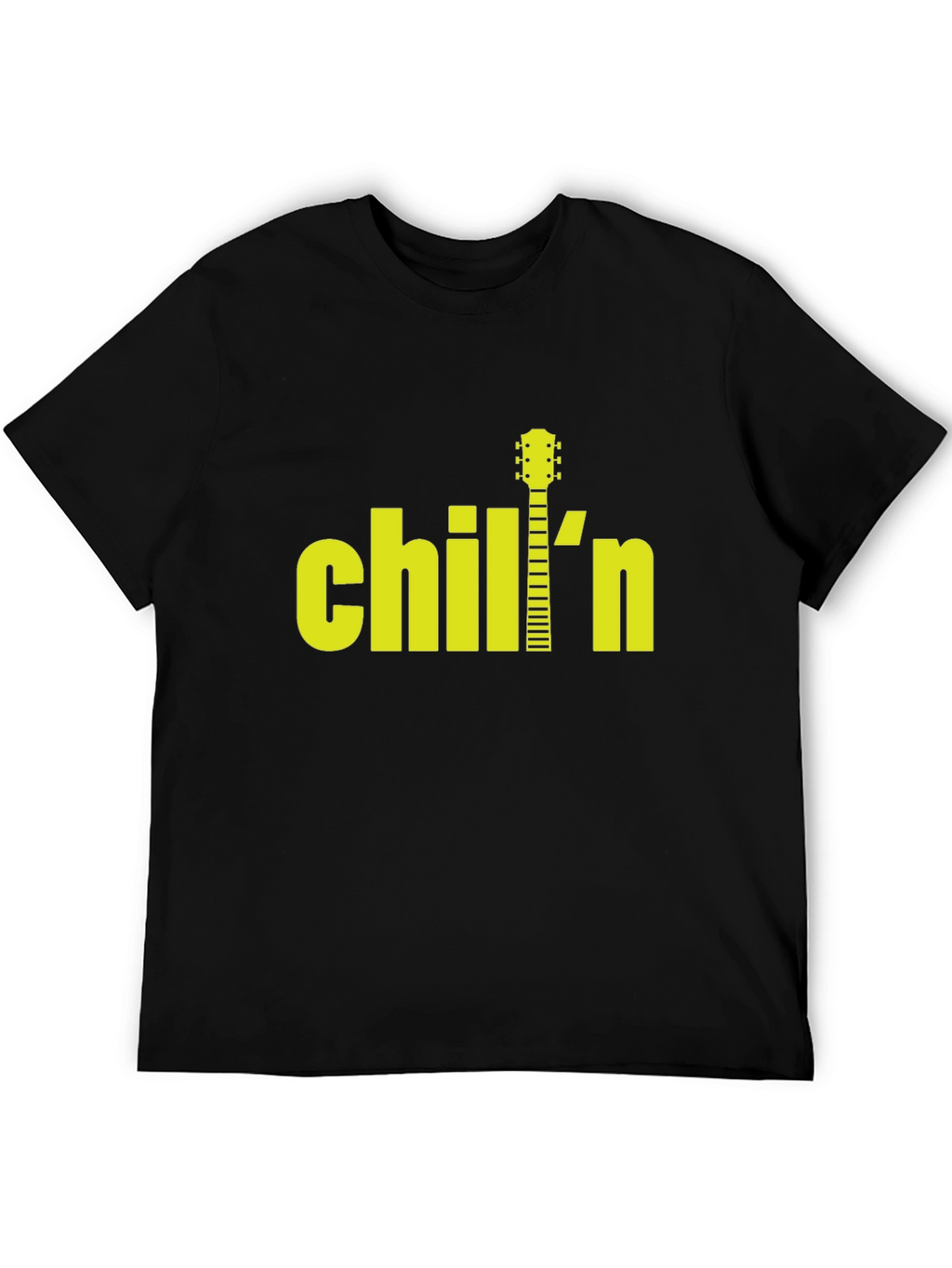 Chiln Guitar Black T-Shirt