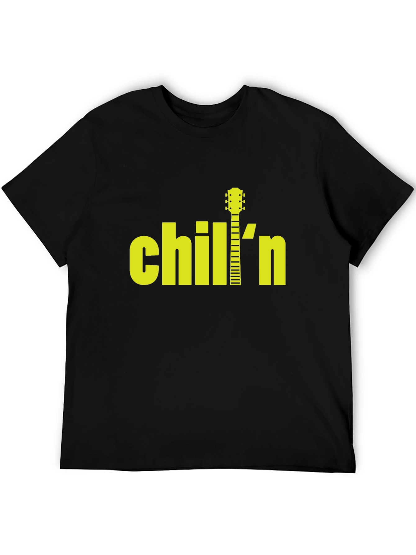 Chiln Guitar Black T-Shirt