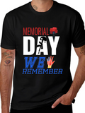 Memorial Day We Remember T-Shirt