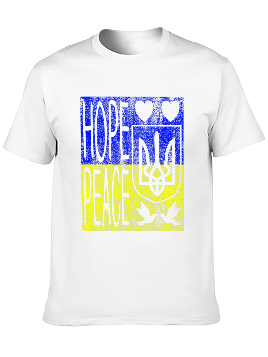 Ukraine Hope & Peace Graphic Tee