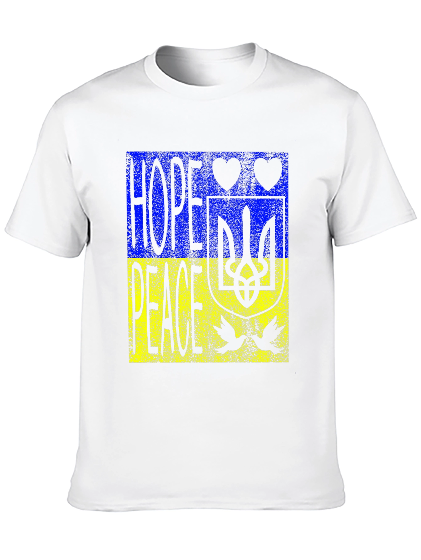 Ukraine Hope & Peace Graphic Tee