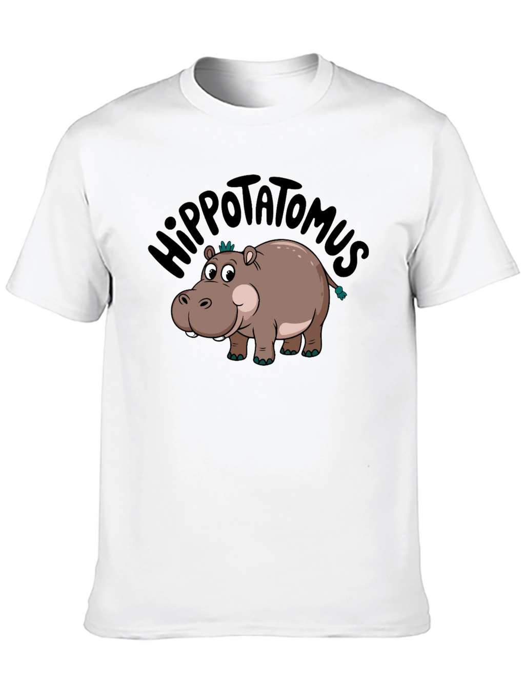 Hippo-tatomus T-Shirt: Funny Cartoon Graphic Tee