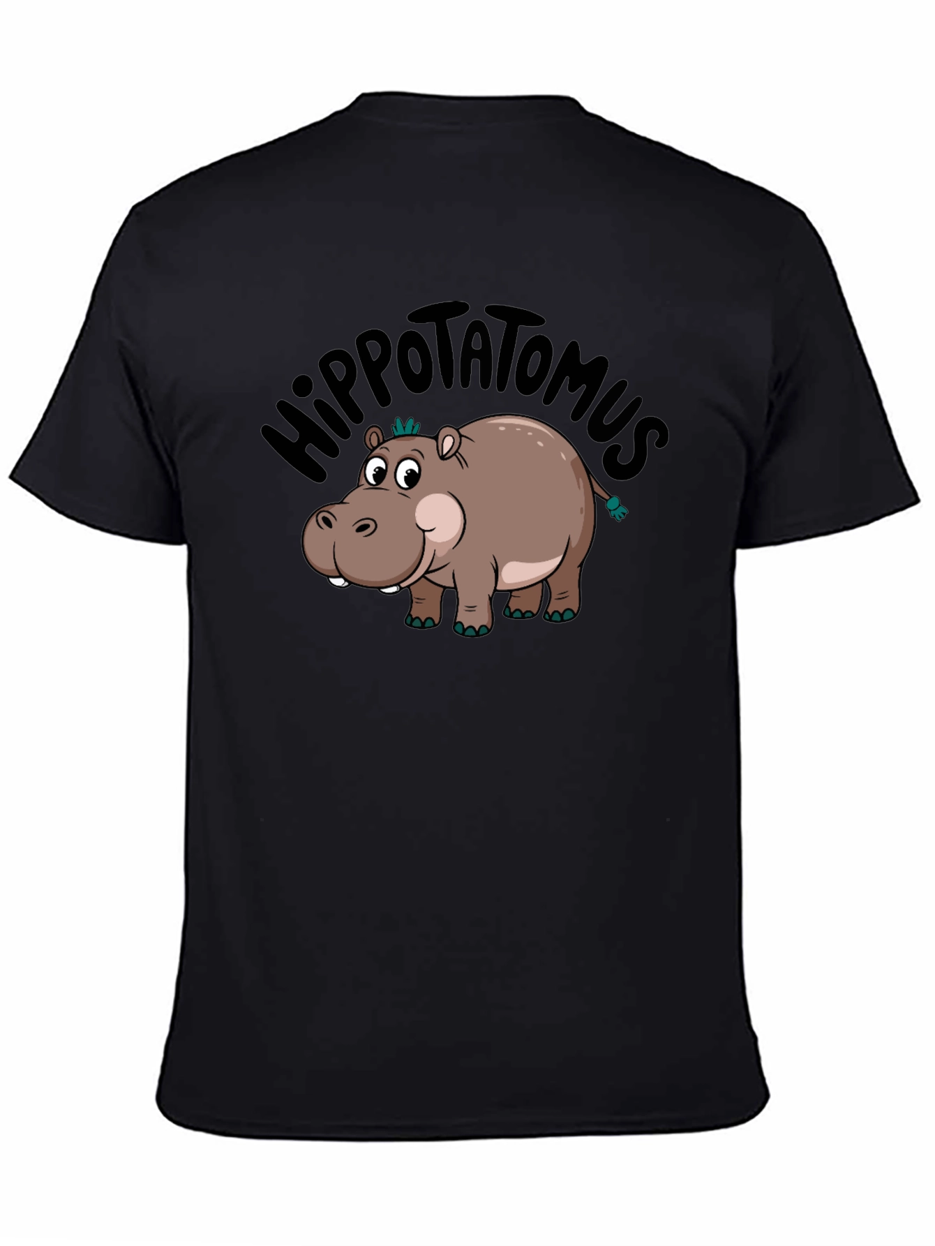 Hippo-tatomus T-Shirt: Funny Cartoon Graphic Tee