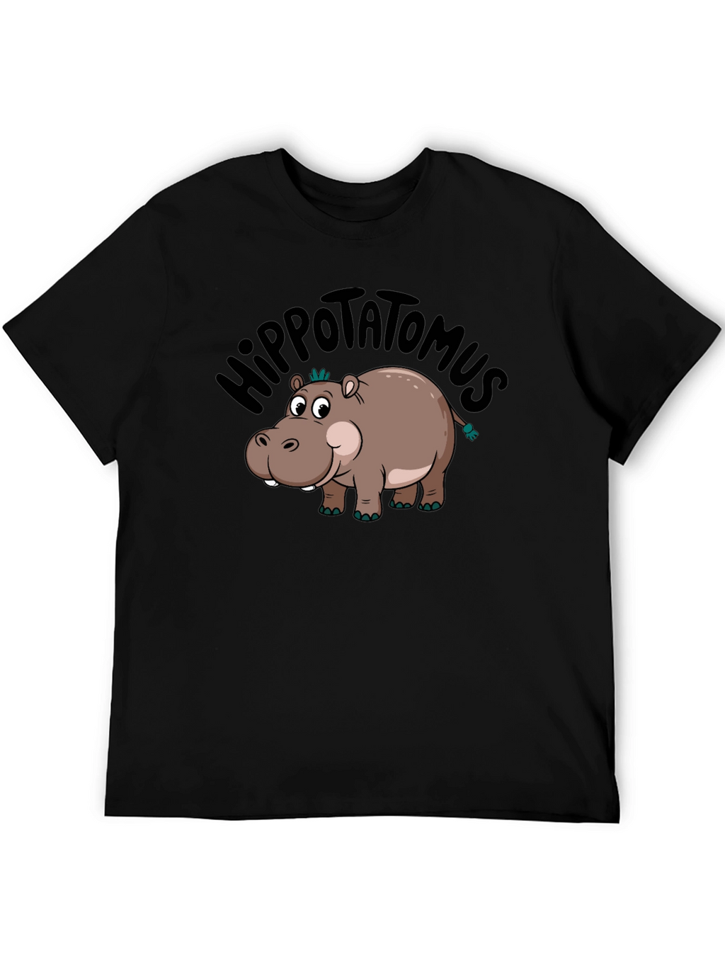 Hippo-tatomus T-Shirt: Funny Cartoon Graphic Tee