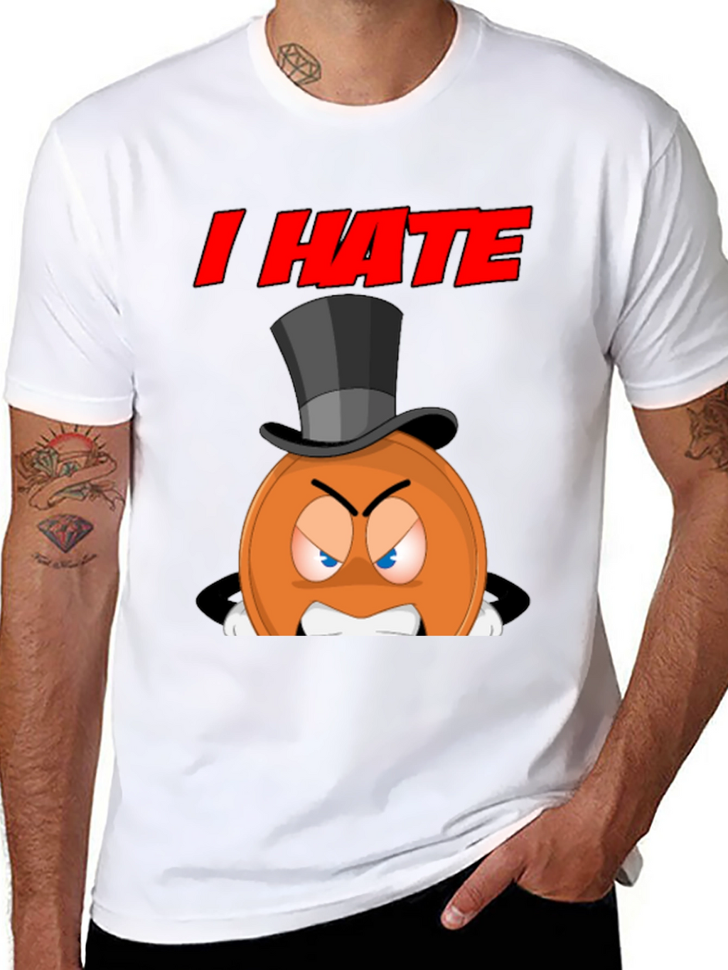I Hate Pennywise Funny T-Shirt