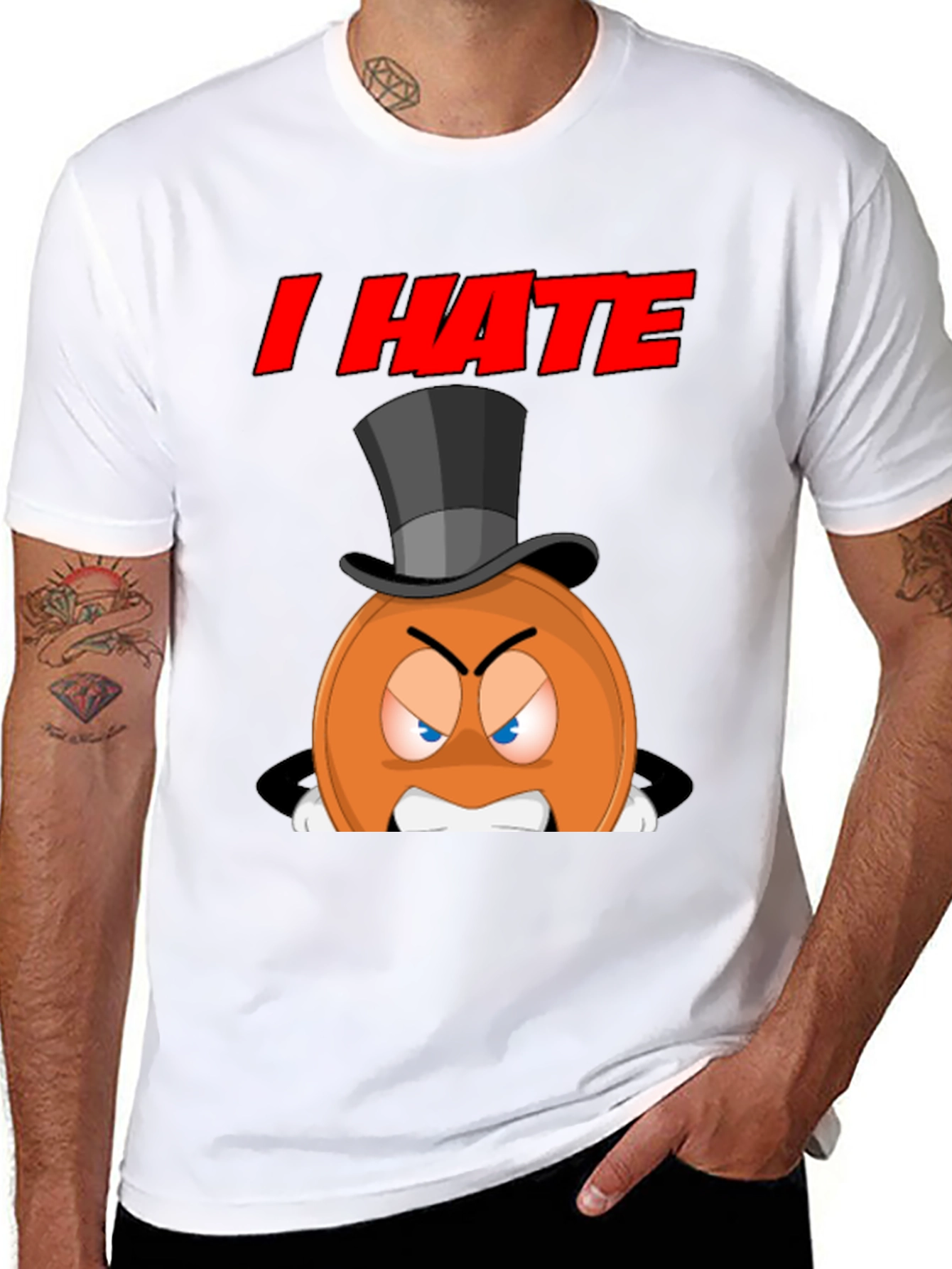 I Hate Pennywise Funny T-Shirt