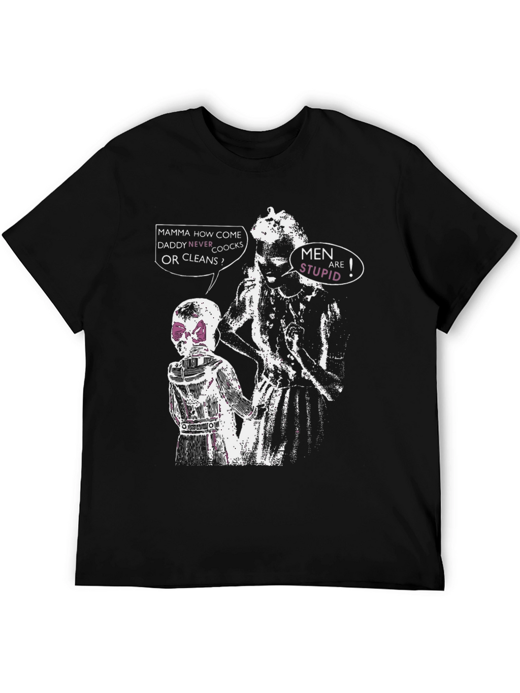 Edgy Men Are Stupid Graphic Tee