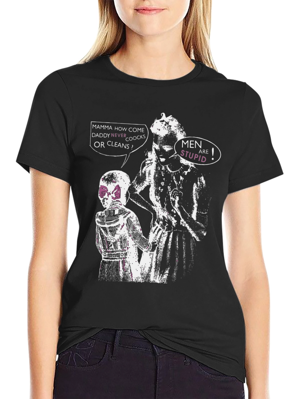 Edgy Men Are Stupid Graphic Tee