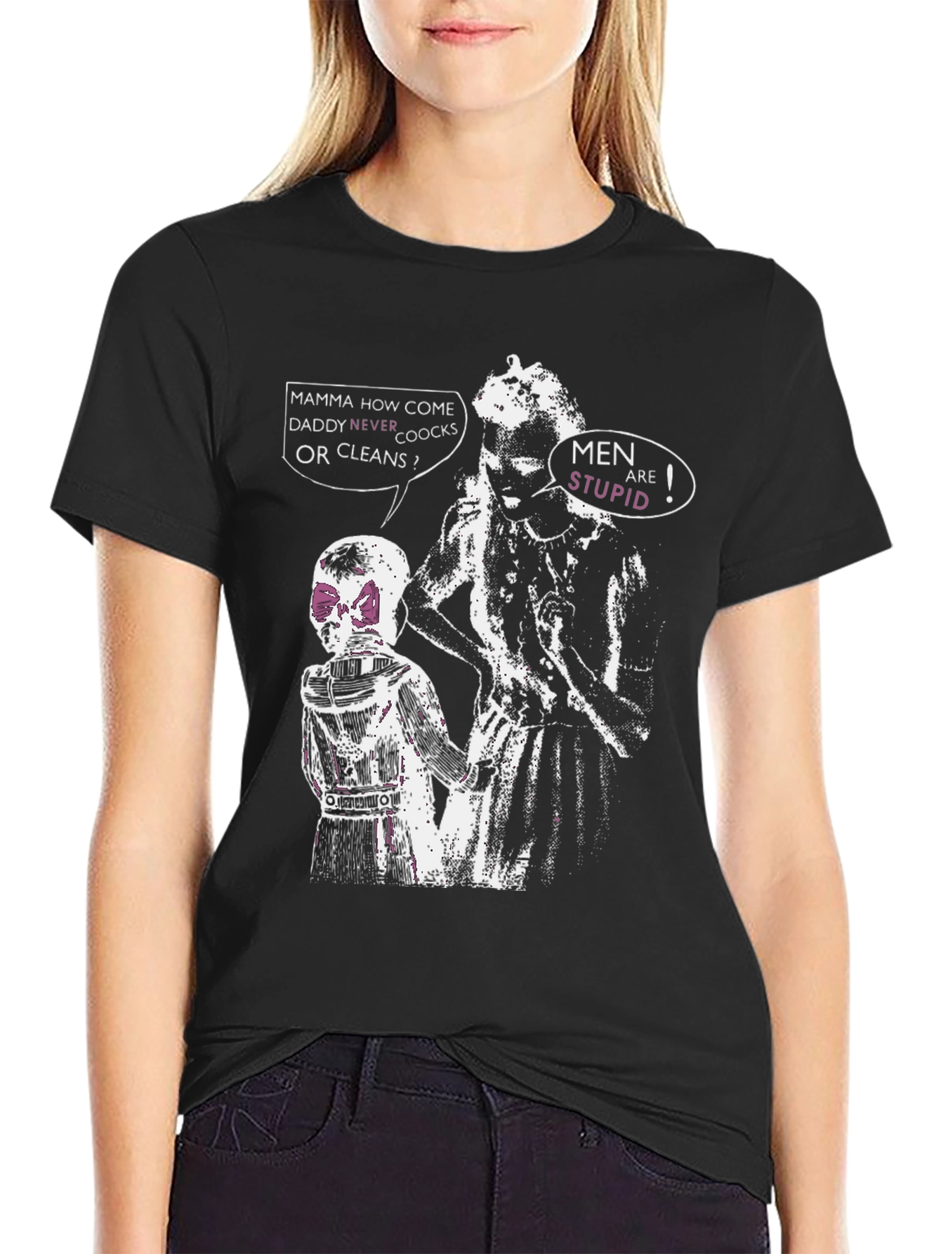 Edgy Men Are Stupid Graphic Tee