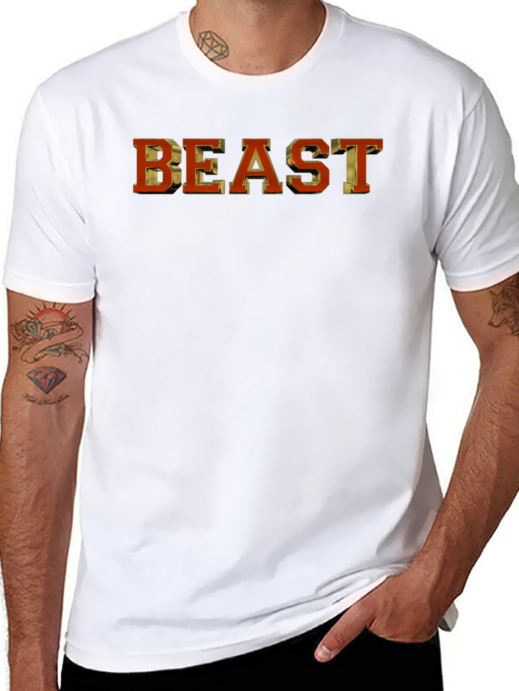 Beast Mode Graphic Tee - Mens Black T-Shirt