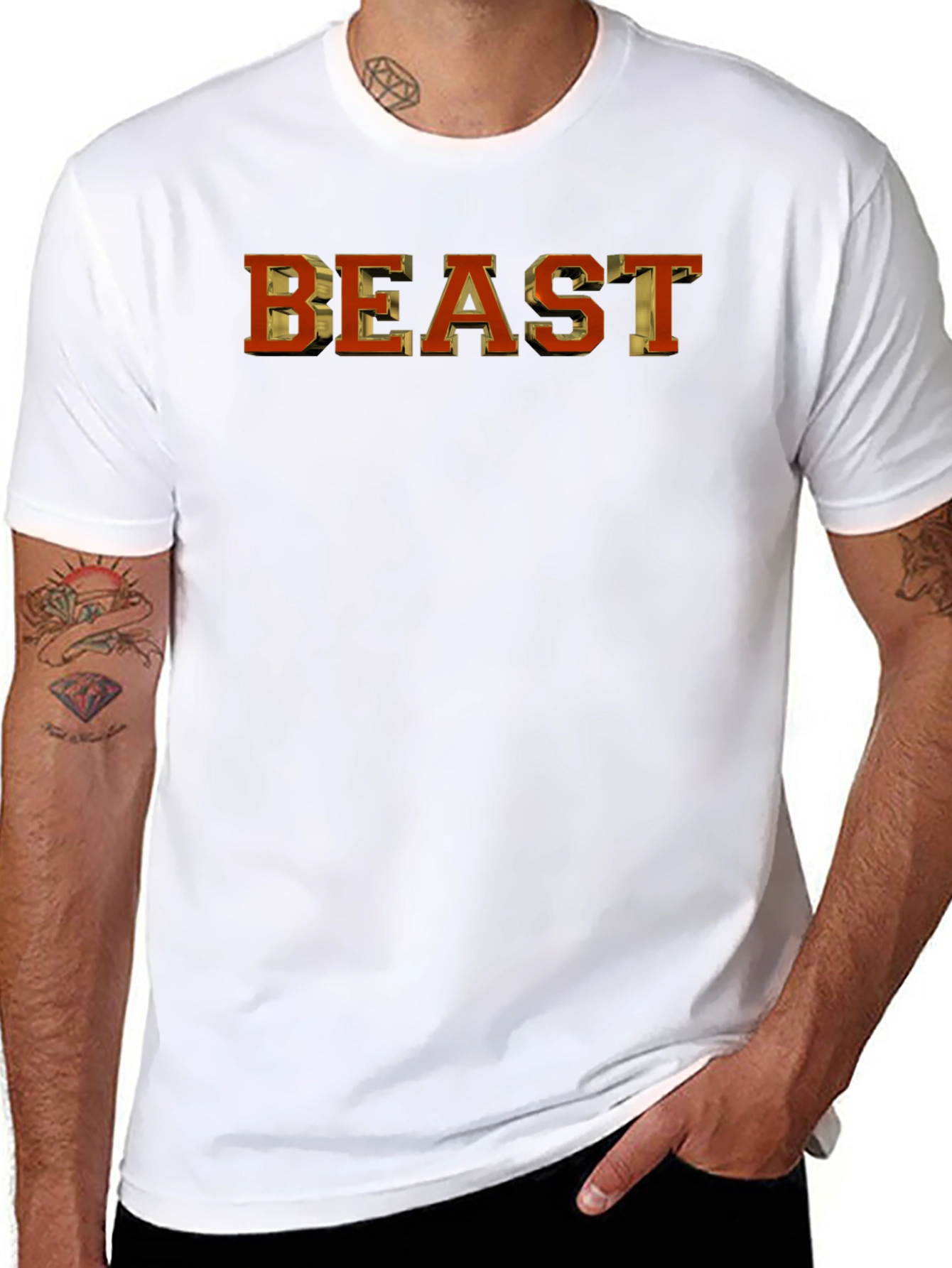 Beast Mode Graphic Tee - Mens Black T-Shirt