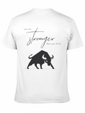 Motivational Bull Graphic T-Shirt