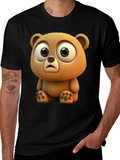 Cute Cartoon Bear Graphic Tee