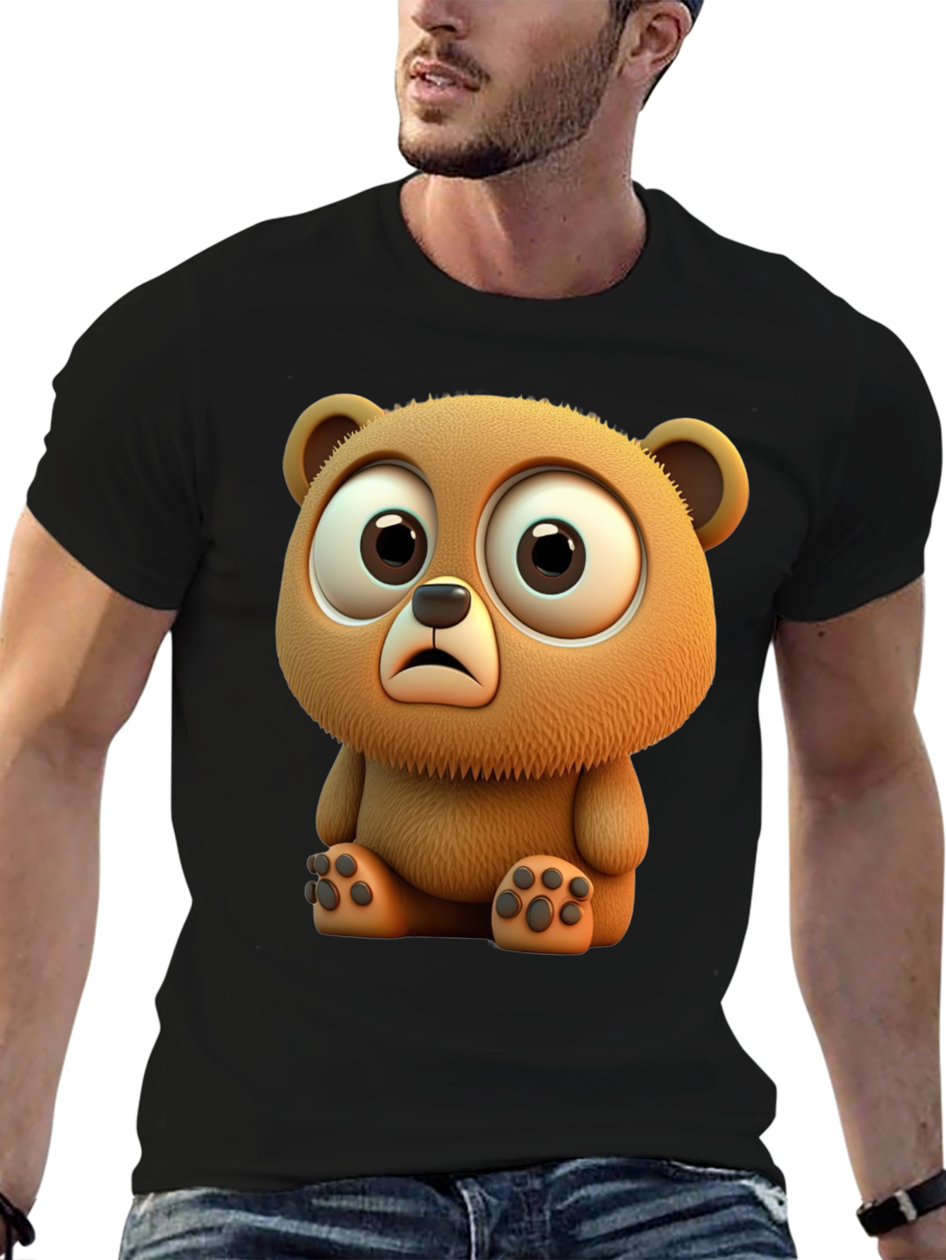 Cute Cartoon Bear Graphic Tee
