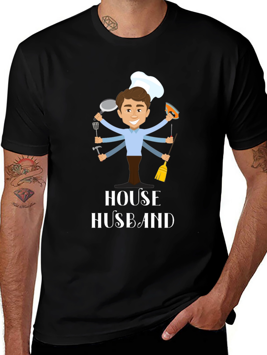 House Husband T-Shirt: Multi-Tasking Master!
