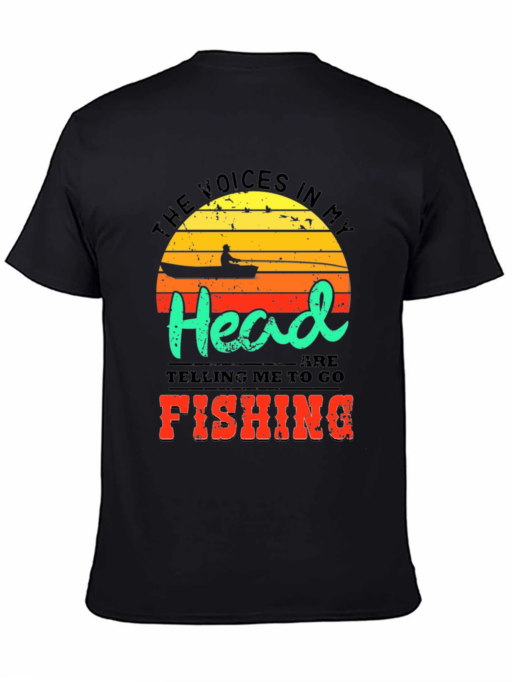 Funny Fishing T-Shirt - Voices in My Head Tee